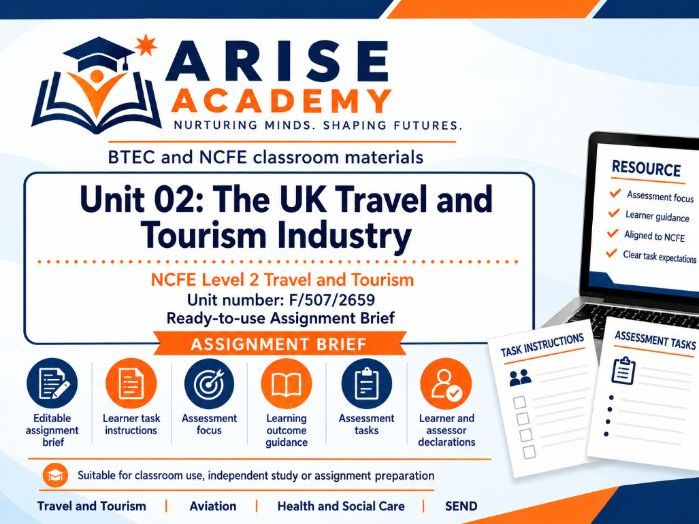 NCFE Unit 02 Travel & Tourism Assignment Brief