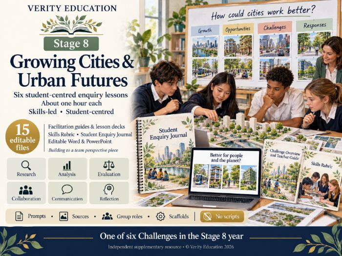 Global Perspectives Stage 8: The Future of Cities (Enquiry)