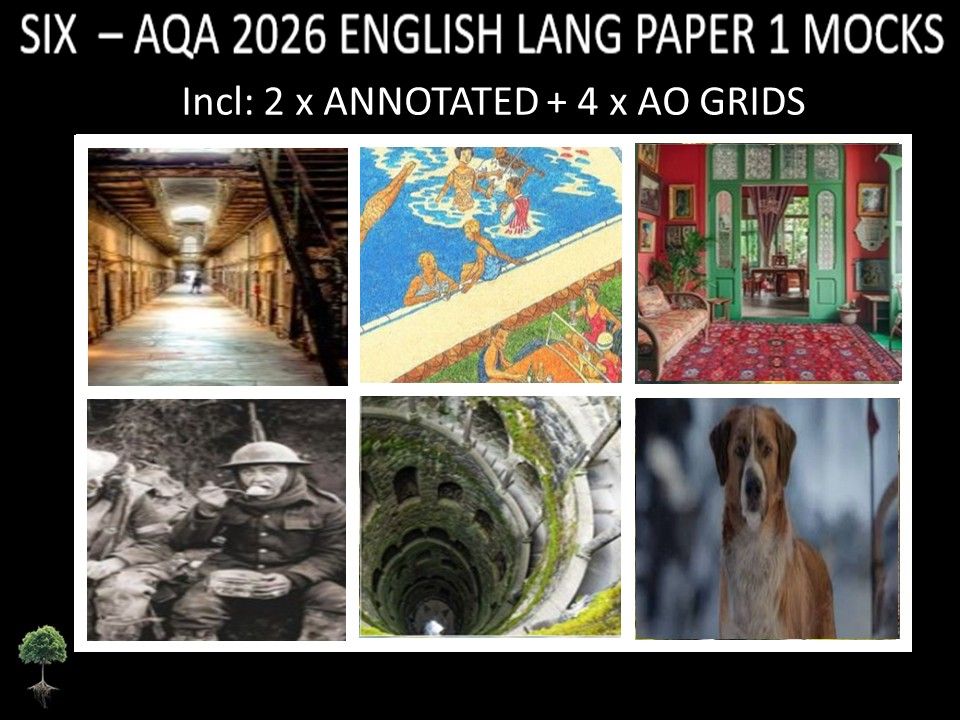 SIX - AQA PAPER 1 | 2026 FULL MOCKS | ANNOTATED | AO GRIDS