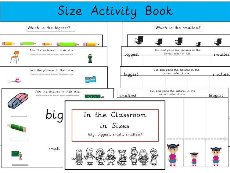 In the Classroom in Sizes Teaching Resources