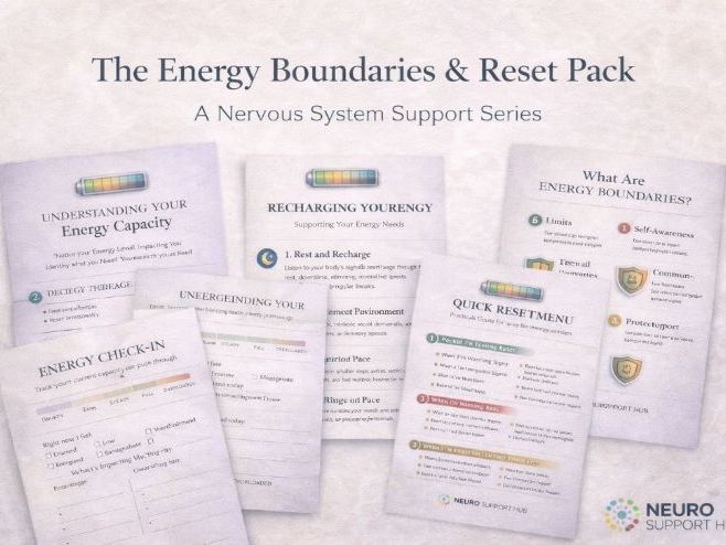 Teen Body Battery – Emotional Regulation & Energy Awareness Tool (Secondary / KS3–KS4)