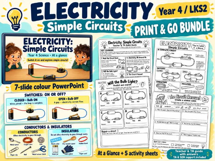 Electricity LKS2 Print & Go