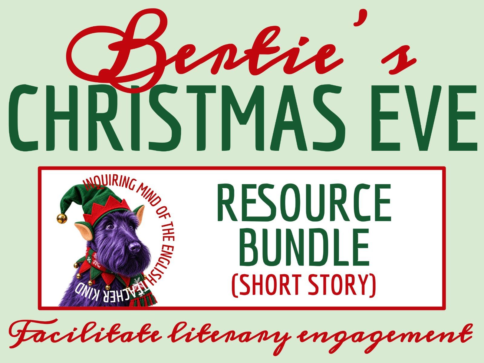 "Bertie's Christmas Eve" by Saki Quiz, Literary Analysis Worksheet, and Vocabulary Activities