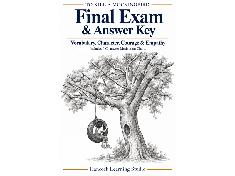 To Kill a Mockingbird — Final Exam & Answer Key