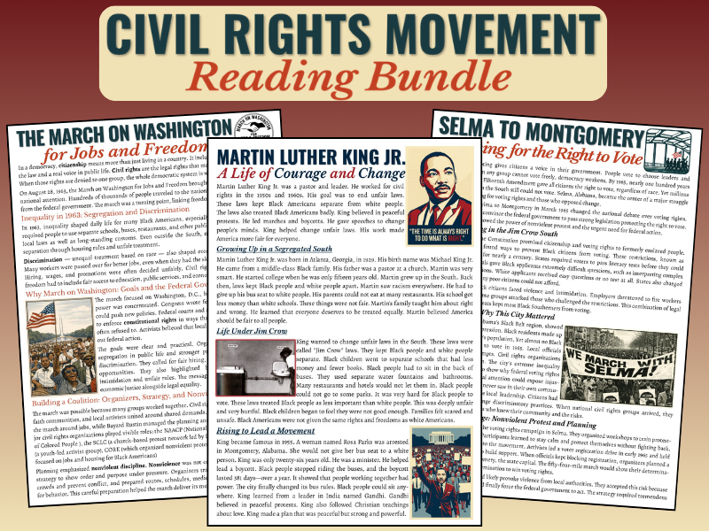 MLK Civil Rights Bundle