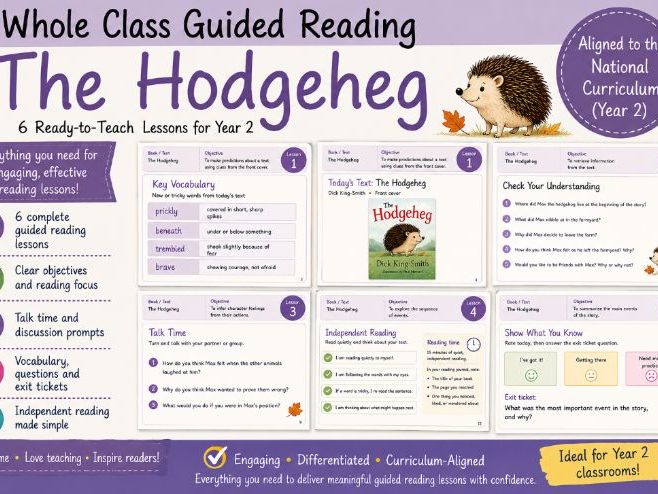 Guided Reading Unit- The Hodgeheg