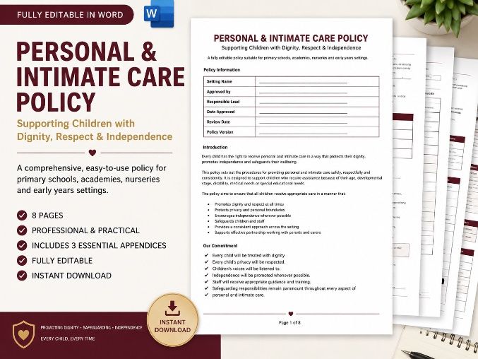 Personal and Intimate Care Policy