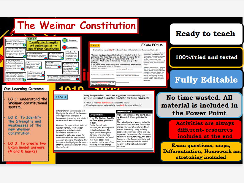 The Weimar Constitution