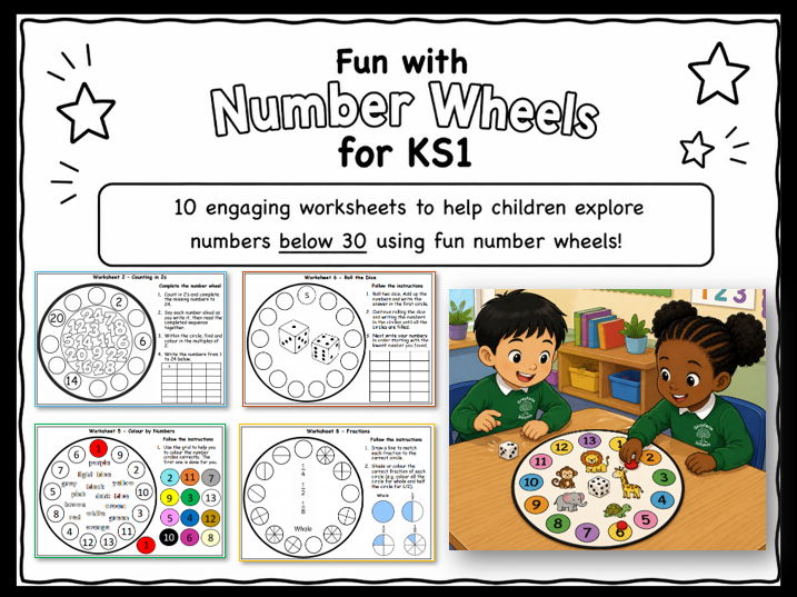 Fun with Number Wheels for KS1