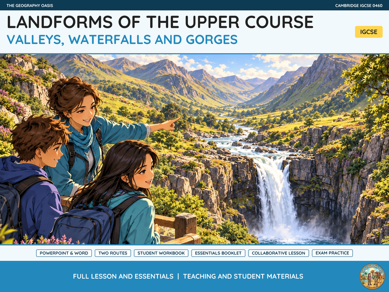 Upper Course River Landforms: Waterfalls and Gorges | IGCSE Geography