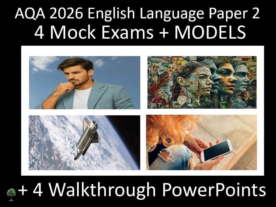 Four AQA 2026 English Language Paper 2 | Mocks + Walkthrough PPTs