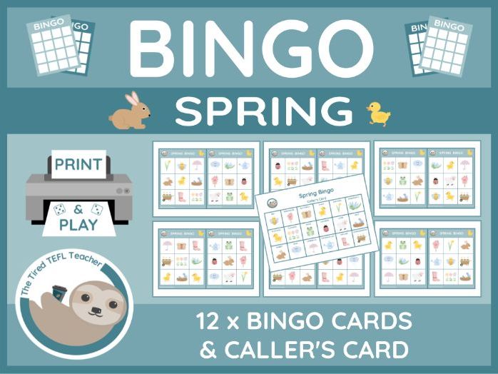 ESL Spring Bingo