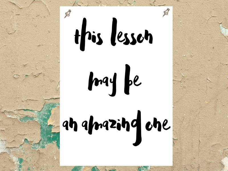 Inspiring Classroom Poster