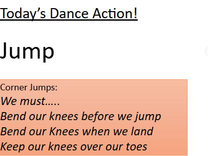 Dance Actions KS1-2/3 Dance 5 Lessons