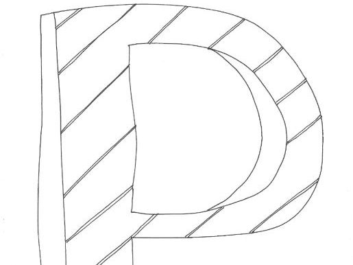 letter p alphabet lower case colouring page