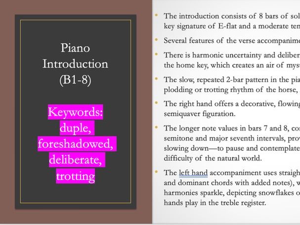Stopping By Woods on a Snowy Evening - AS Music 2025-2026