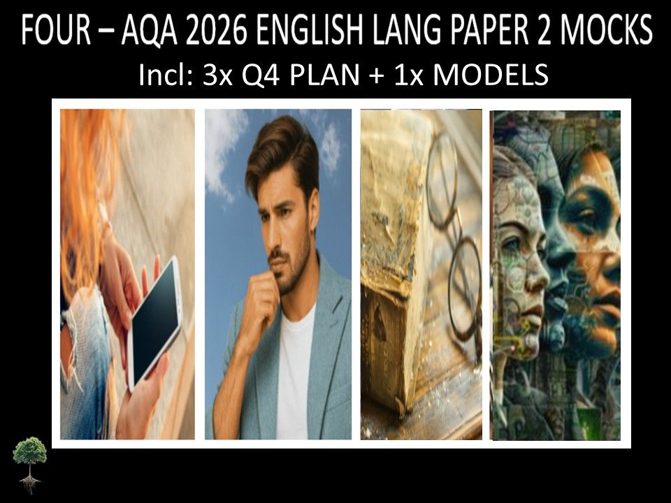 FOUR - AQA PAPER 2 | 2026 FULL MOCKS | Q4 PLAN | MODELS
