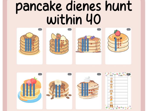 Pancake day- dienes hunt within 40-place value- continuous provision