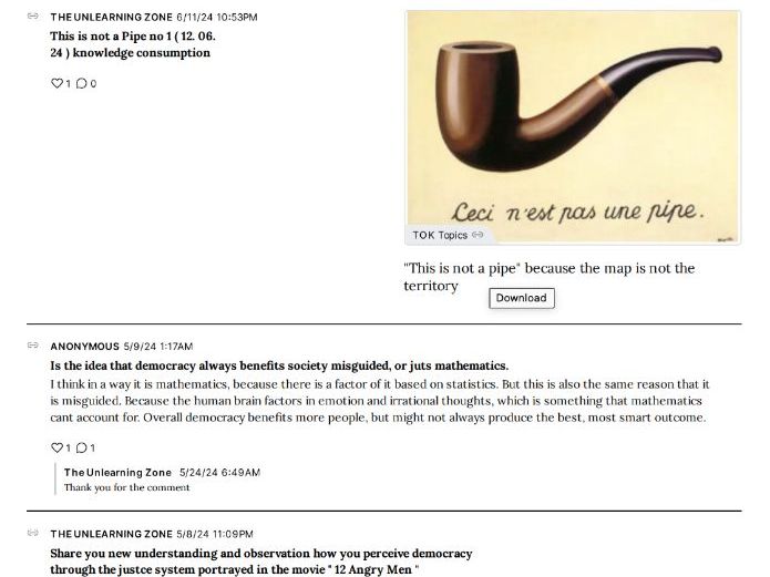 IBDP TOK Year 1 Comprehensive Material with students' engagement