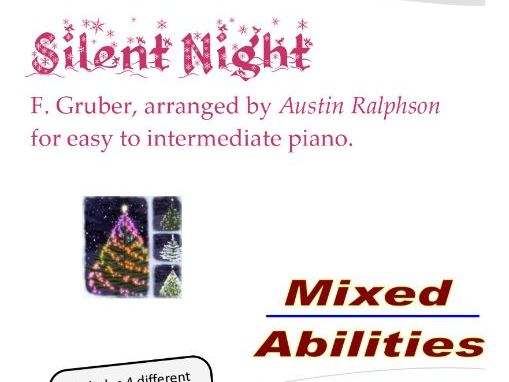 Silent Night - for easy to medium piano