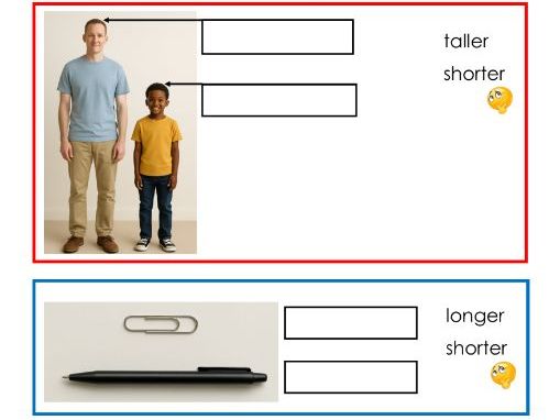 Measure - Yr 1 - length, height, weight