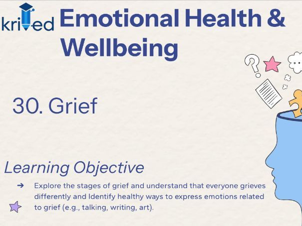 Grief – KS3 Year 9 PSHE Lesson on Loss, Emotions, and Expression