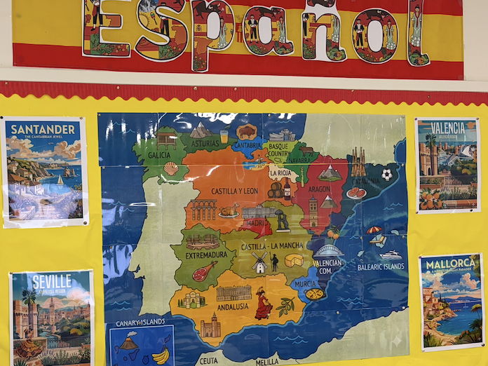 Spain Map Display