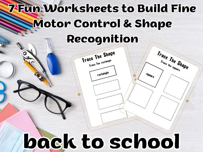 My First Shape Tracing Adventure: A Pre-Writing Workbook