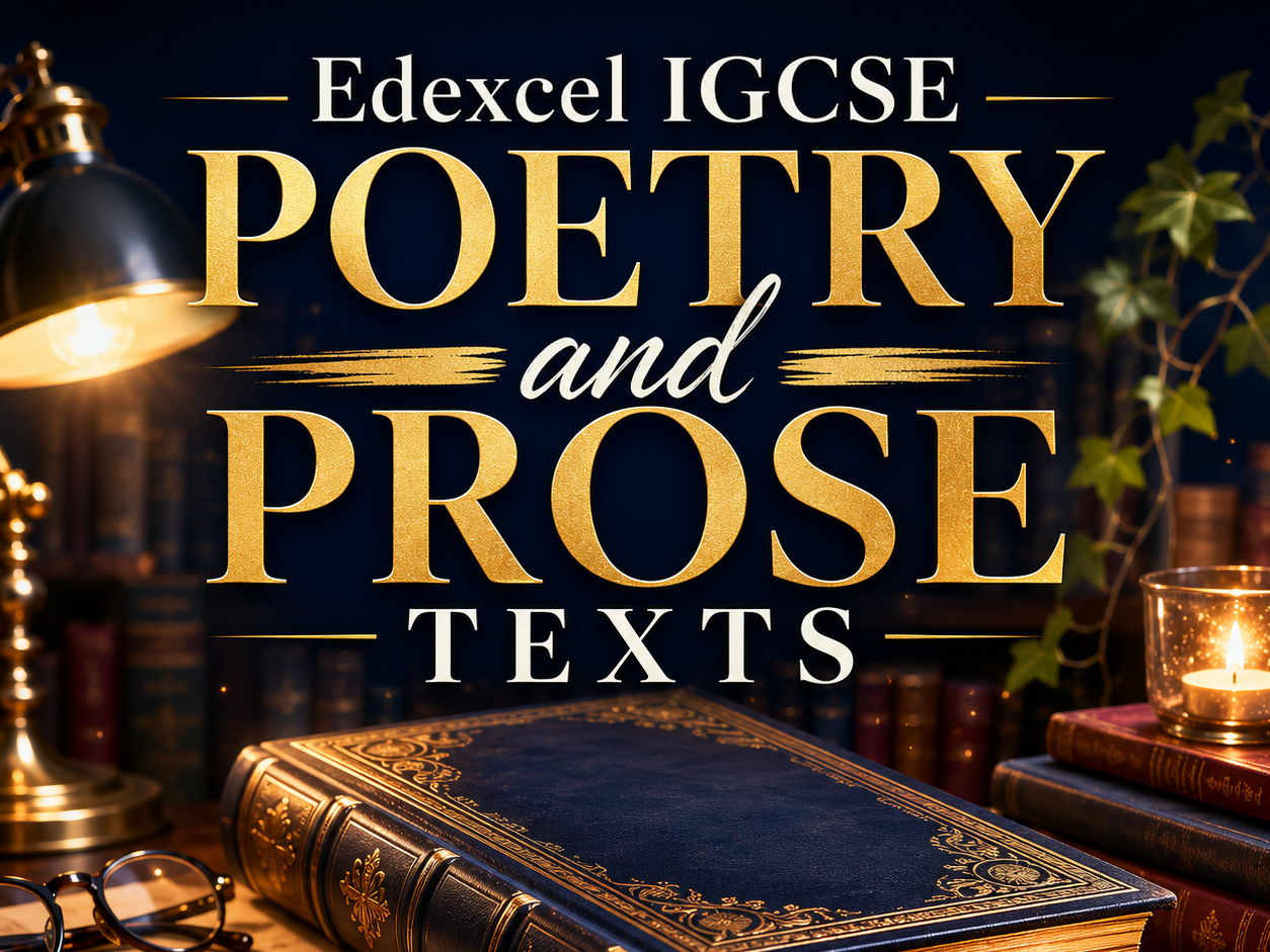 Edexcel IGCSE English Language A (4EA1) Paper 2 Anthology Bundle - Complete Unit 2 Poetry & Prose Lessons
