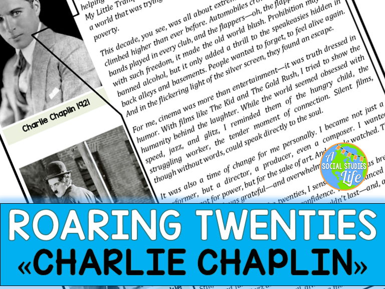 Charlie Chaplin on the Roaring Twenties POV