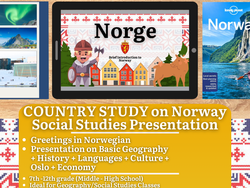 Country Study Presentation on Norway - Europe -Scandinavia