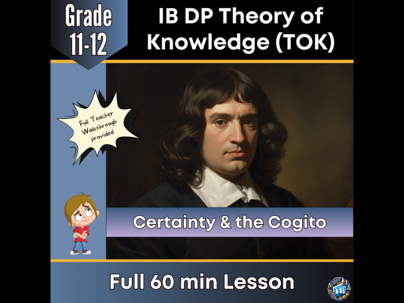 IB DP Theory of Knowledge (TOK): Certainty, Doubt and the Cogito – Full Lesson 2026