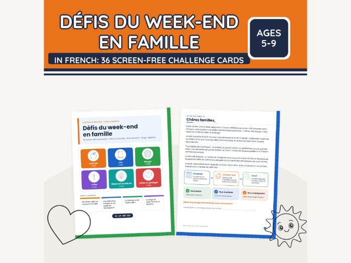 French Weekend Family Challenges (KS1-KS2)