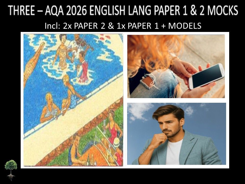 THREE - AQA PAPER 1 & 2 | 2026 FULL MOCKS | MODELS