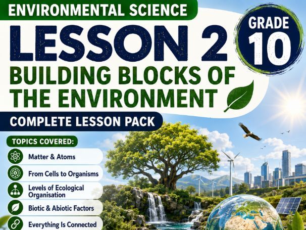 Grade 10 Environmental Science | Lesson 2: Building Blocks of the Environment