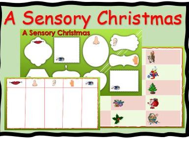 A sensory Christmas Activity