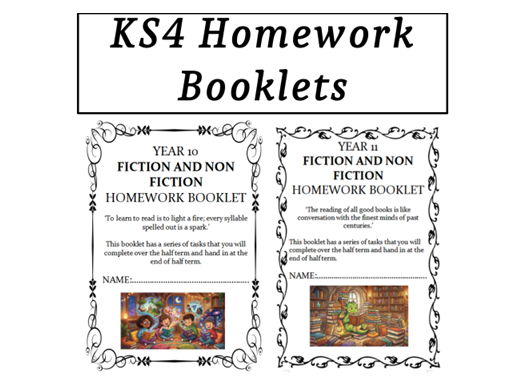 KS4 Homework Booklets