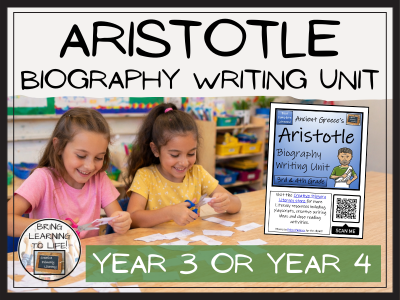 Aristotle Biography Writing Unit | Year 3 or Year 4