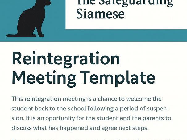 Reintegration Meeting Template