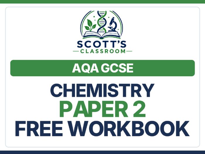 FREE AQA GCSE Chemistry Paper 2 Workbook