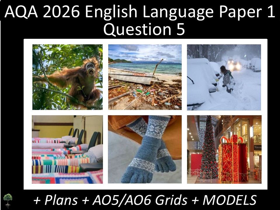 Six Question 5 - AQA 2026 GCSE English Language Paper 1 | Plans, AO Grids, Models