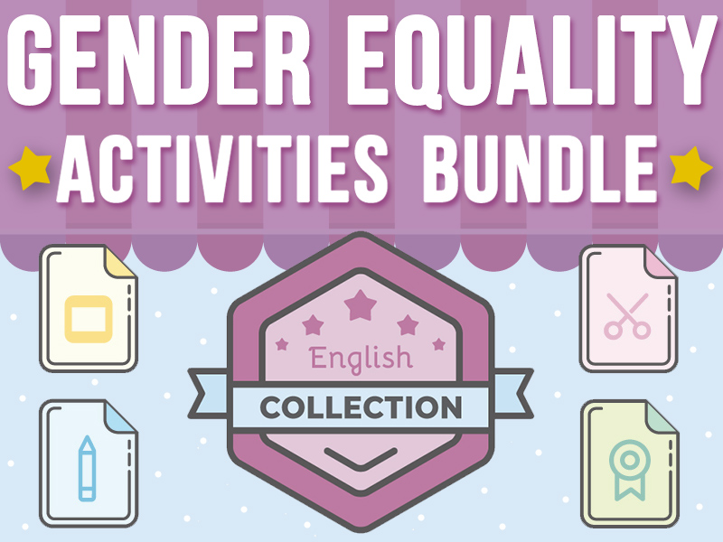 Gender Equality Collection BUNDLE: SEL PPT, Worksheets,  and Craft