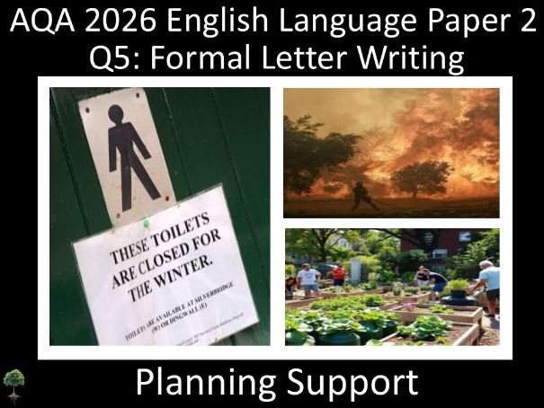 Three Question 5: AQA English Language Paper 2 | Planning (WGT)