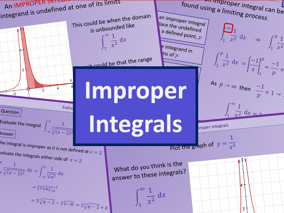 Improper Integrals - Further maths A level A2