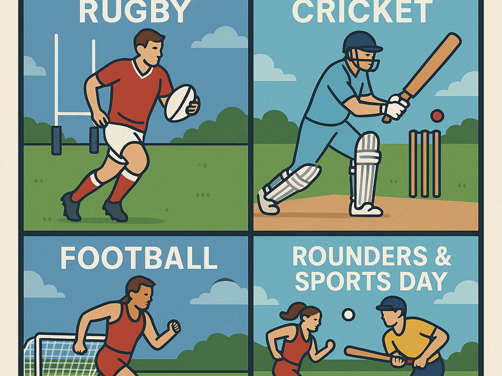 Traditional Sports Mega Bundle – Rugby, Cricket, Football, Athletics, Rounders & Sports Day