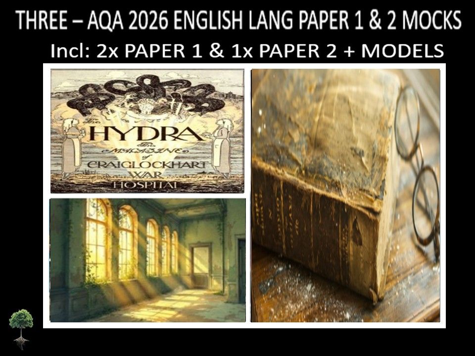 THREE - AQA PAPER 1 & 2 | 2026 FULL MOCKS | MODELS