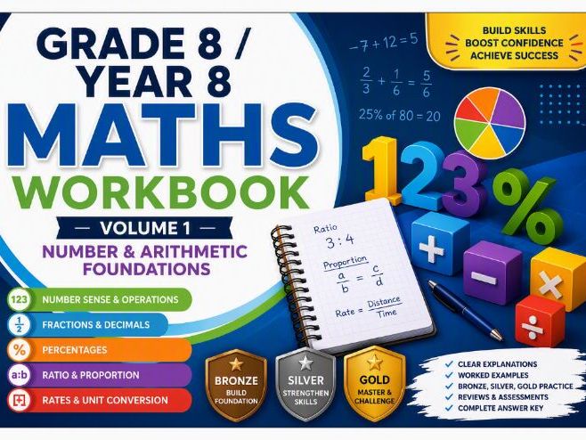 Year 8 Maths Mastery Workbook: Number, Fractions, Percentages & Ratio