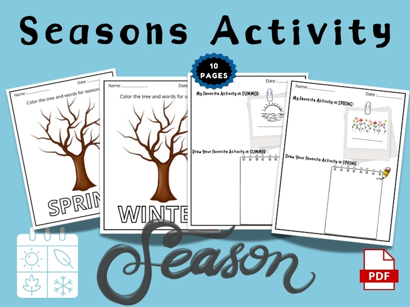 Seasons Writing Activity