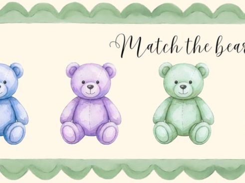 Colour Match Counting Bears
