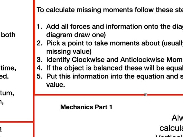 AQA A level Physics Mechanics Mat